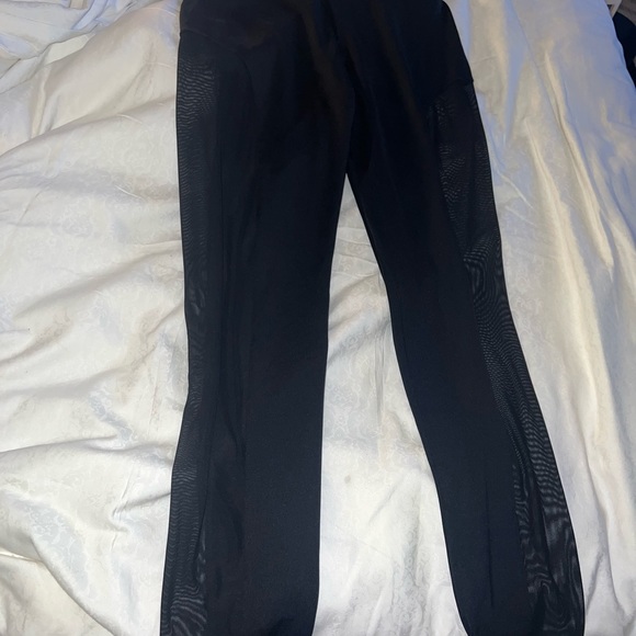 Zara TULLE TRIM LEGGINGS - Picture 6 of 6